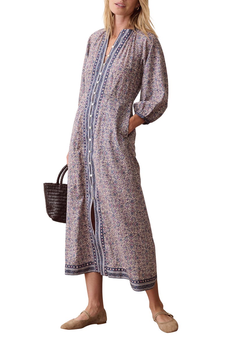 Willow Maxi Dress, Main, color, BLUE FLORAL