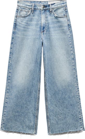 Featherweight Andi High Waist Ankle Wide Leg Jeans