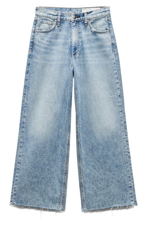 RAG & BONE RAG & BONE FEATHERWEIGHT ANDI HIGH WAIST ANKLE WIDE LEG JEANS 