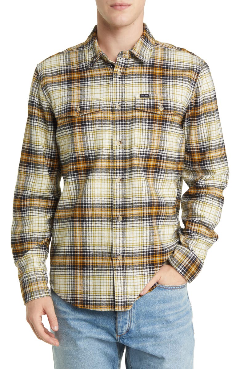 DARK SEAS Mateo Plaid Cotton Button-Up Shirt, Main, color, 