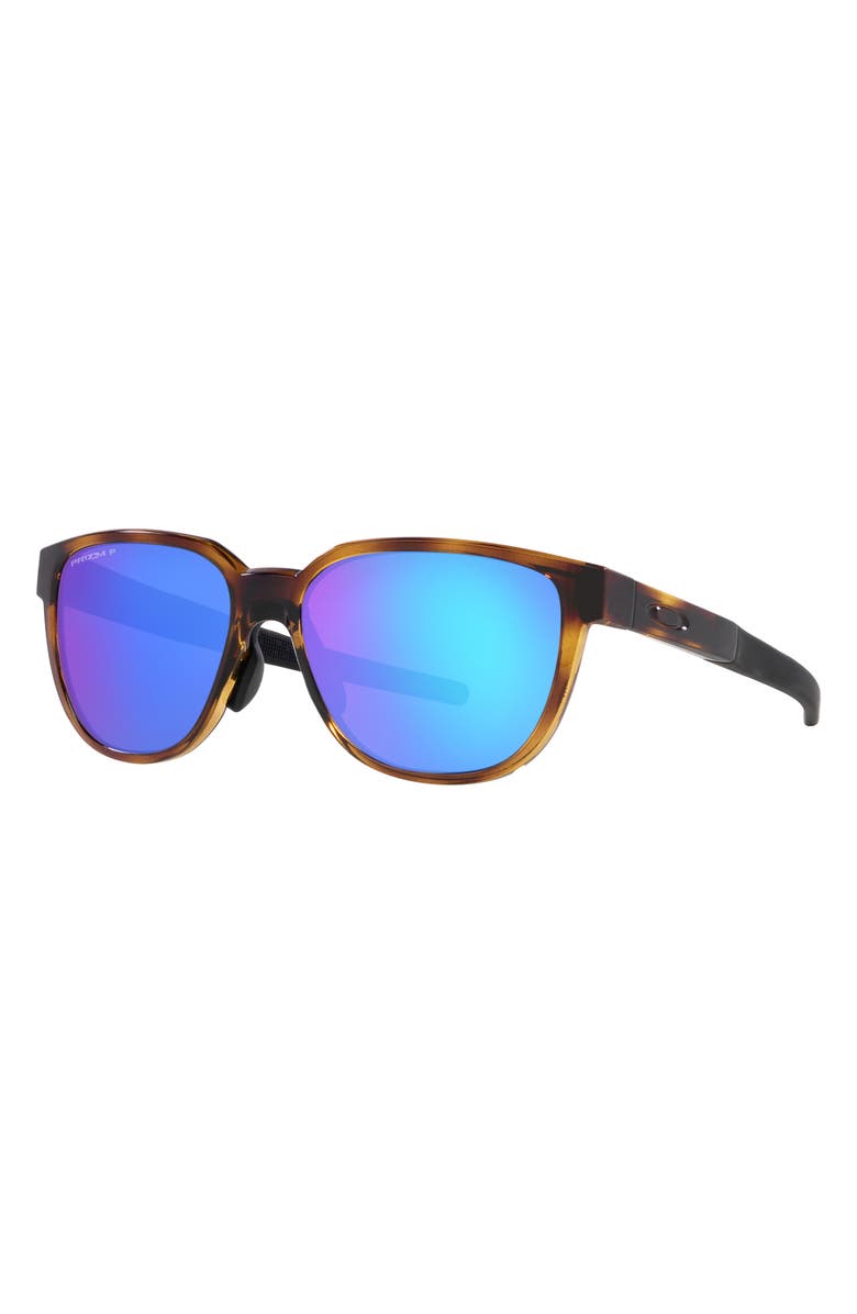 Oakley Actuator 57mm Prizm<sup>™</sup> Polarized Rectangular Sunglasses, Alternate, color, Tortoise