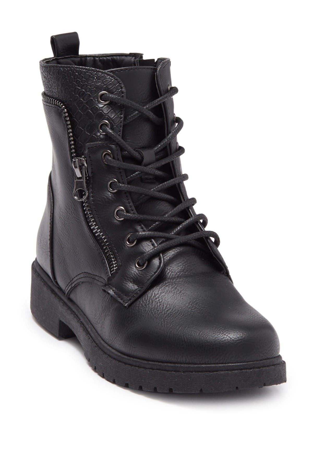 WANTED FOOTWEAR Mission Lace-Up Combat Boot, Main, color, 
