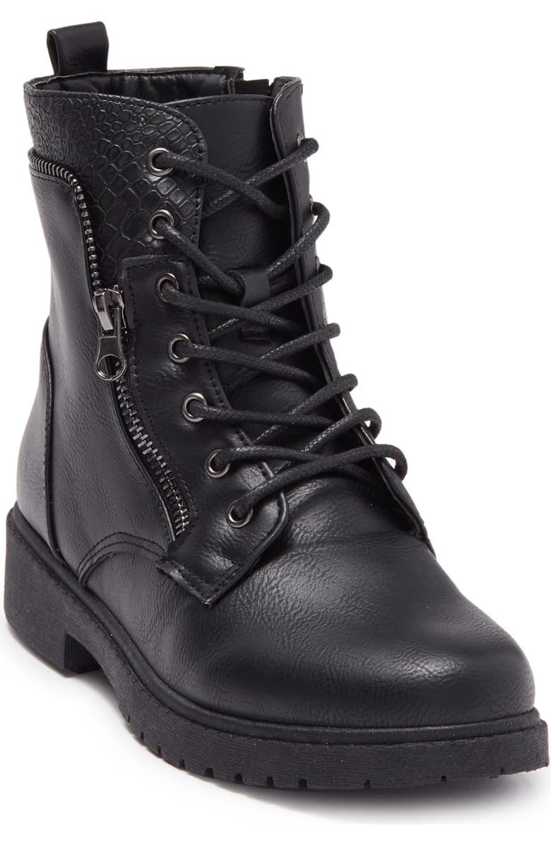 WANTED FOOTWEAR Mission Lace-Up Combat Boot, Main, color,