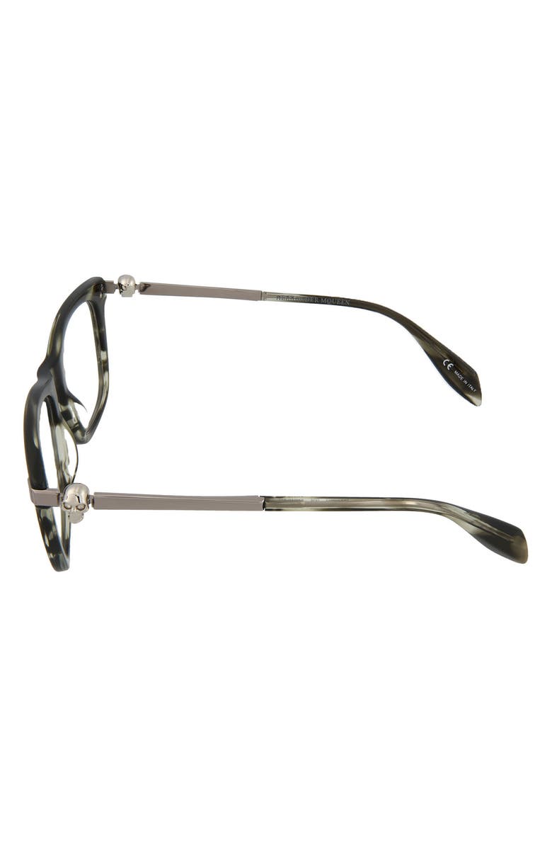 McQueen Alexander McQueen 51mm Square Optical Frames, Alternate, color,