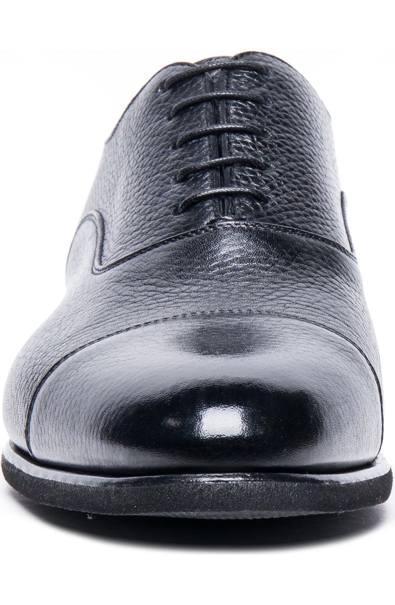 Santoni Darian Oxford Shoe, Alternate, color, Black