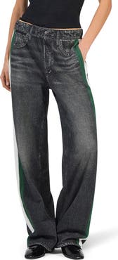 rag & bone rb Miramar Track Stripe Cotton Terry Sweatpant Jeans