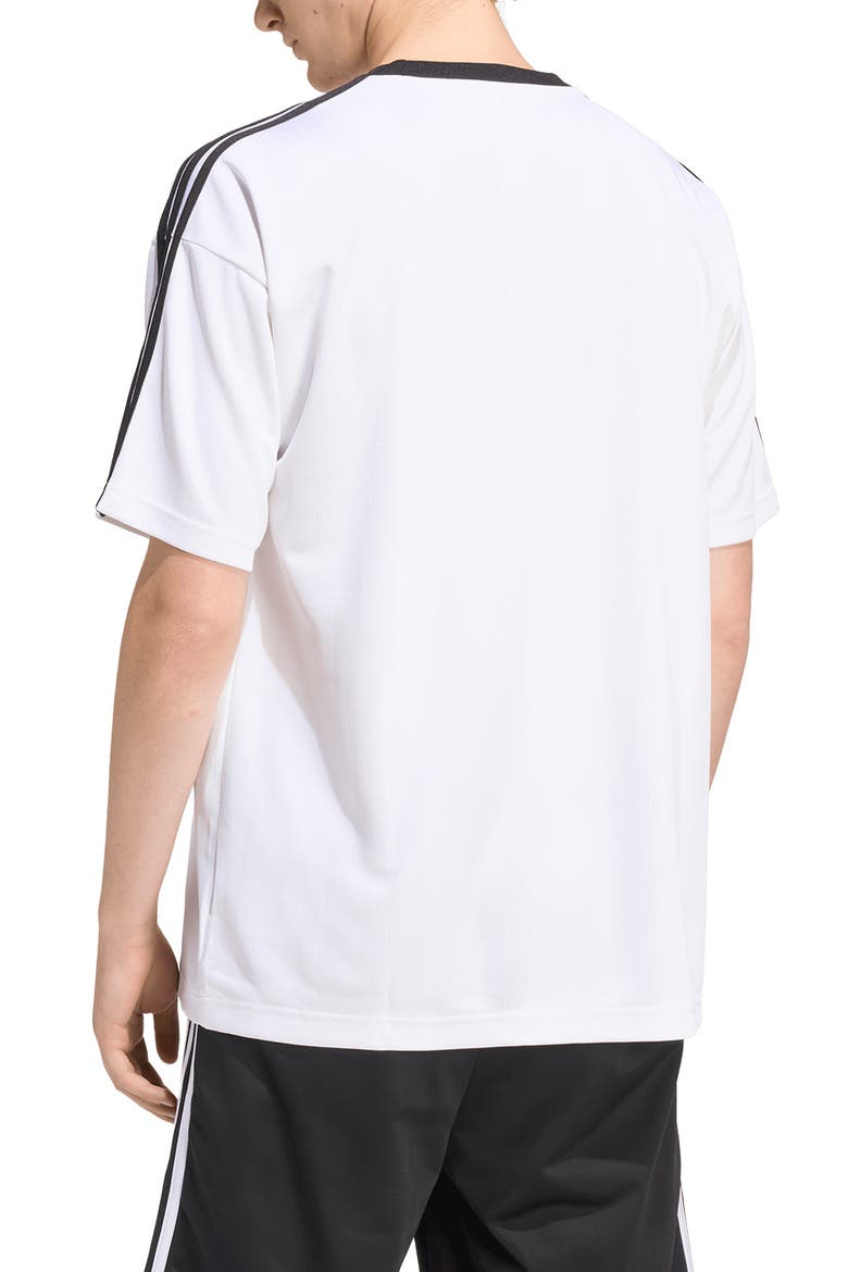 Adicolor Recycled Polyester Jacquard Jersey, Alternate, color, WHITE