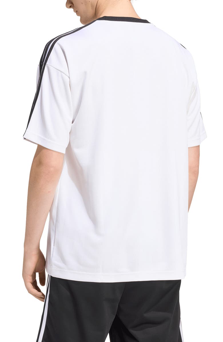 adidas Adicolor Recycled Polyester Jacquard Jersey, Alternate, color, White