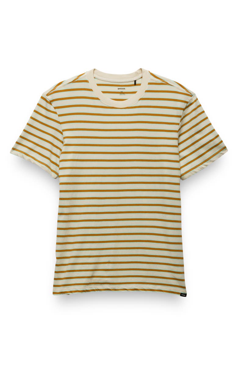 prAna Everyday Short Sleeve Regenerative Organic Cotton T-Shirt, Alternate, color, Beach Pebble Stripe