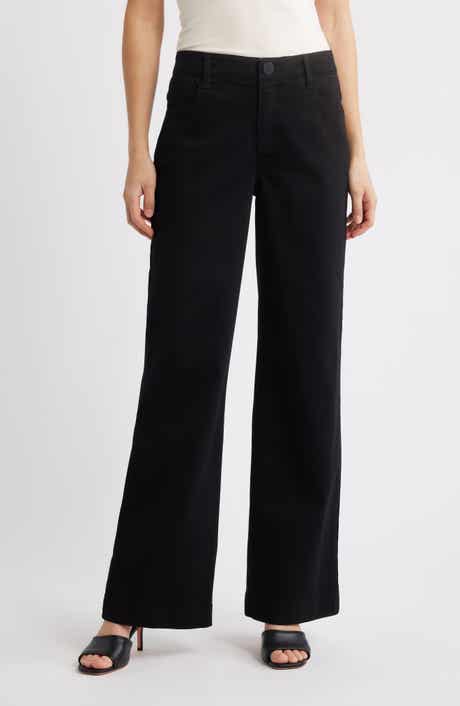 Wit & Wisdom Sam High Waist Wide Leg Jeans
