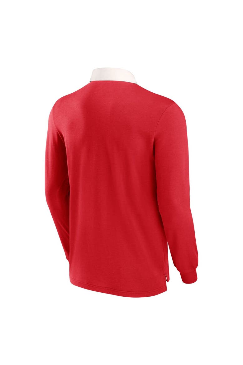 Men's Fanatics Branded Red Toronto FC Forever Casuals Long Sleeve Striker Polo, Alternate, color, Red