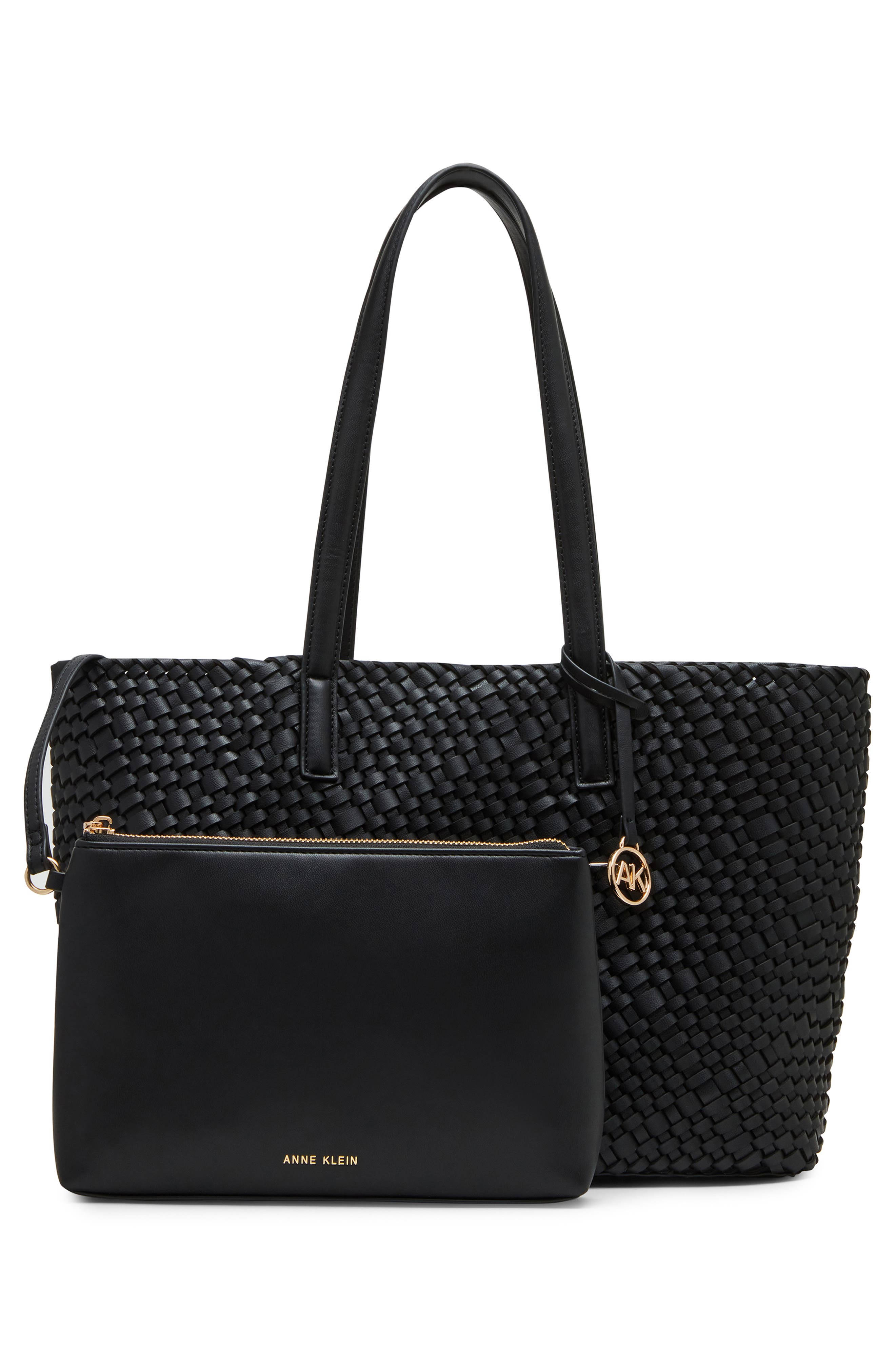 Anne Klein Woven Tote Bag, Alternate, color, 