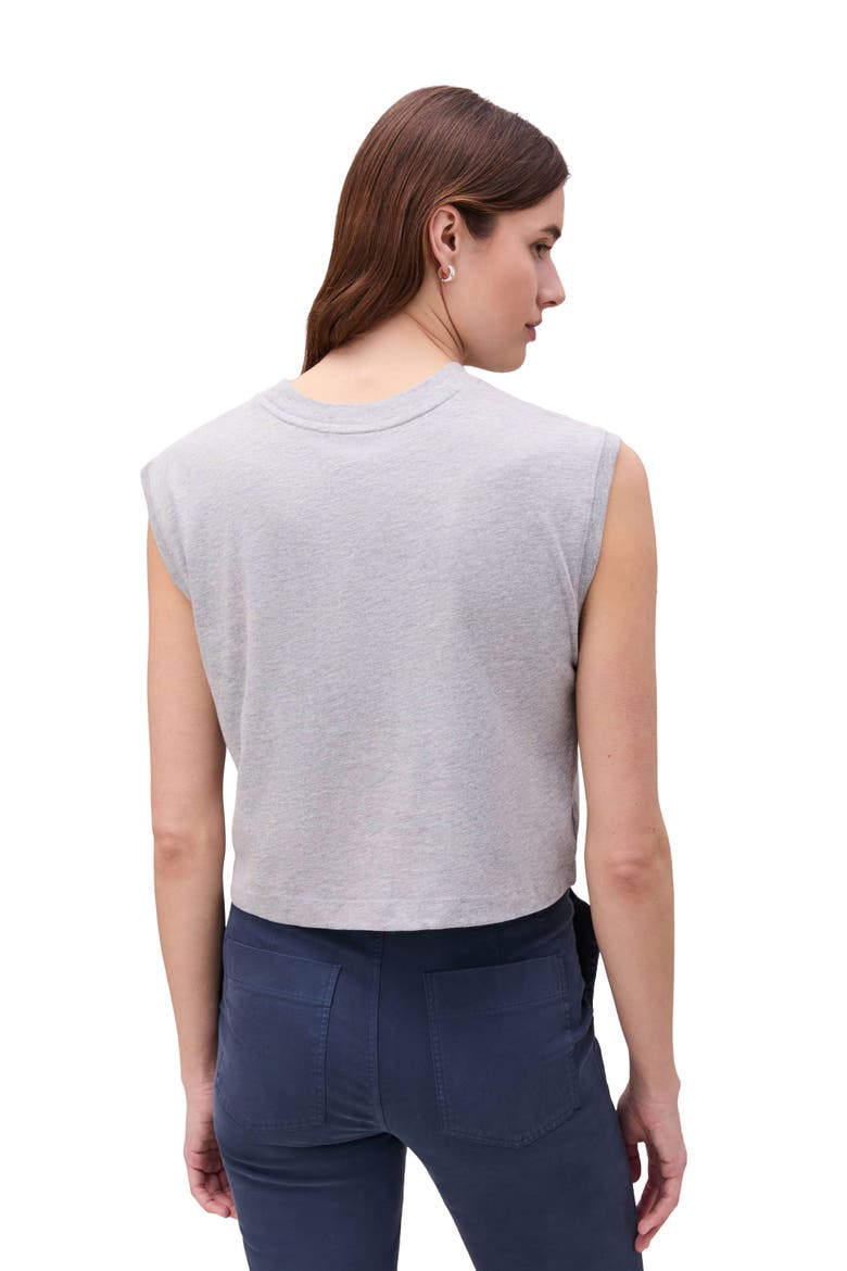 The Relaxed Muscle Tee, Alternate, color, Heather Grey