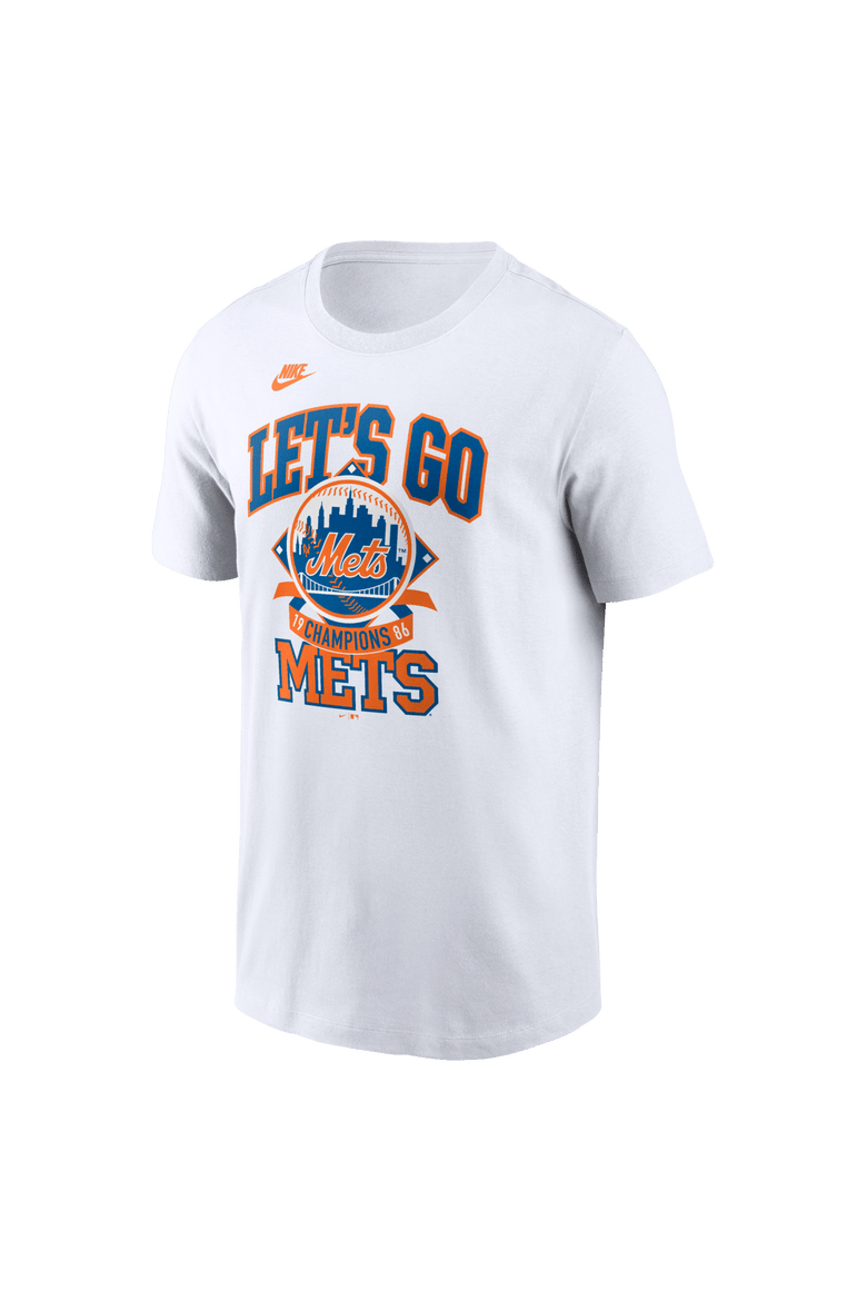 Men's Nike  White New York Mets World Series 40th Anniversary Skyline T-Shirt, Alternate, color, White