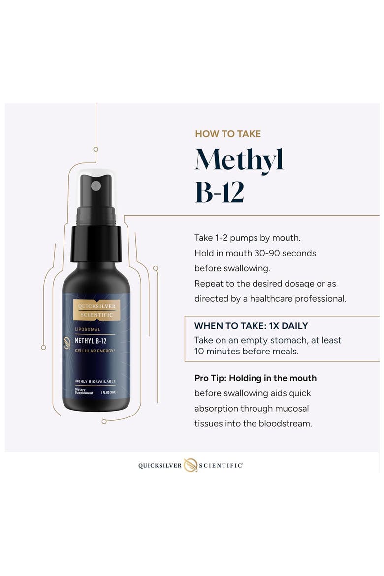 Methyl B12 Methylcobalamin Vitamin Supplement, Alternate, color, None