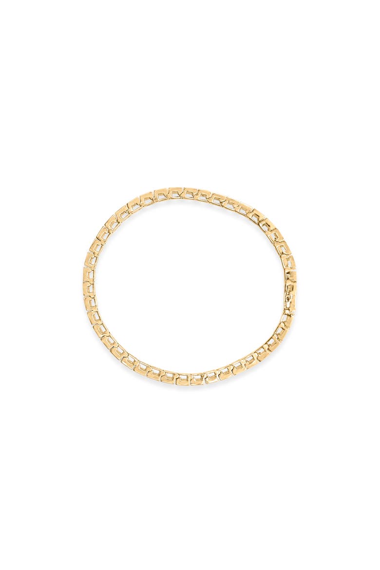 10K Yellow Gold 4.00 Cttw Channel Set Round Diamond Tennis  Bracelet, Alternate, color, Yellow