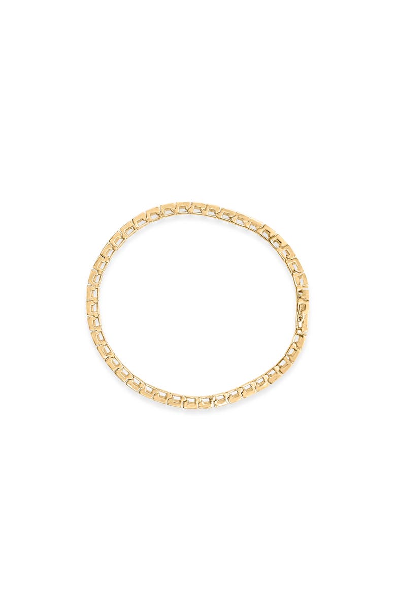 Haus of Brilliance 10K Yellow Gold 4.00 Cttw Channel Set Round Diamond Tennis Bracelet, Alternate, color, Yellow