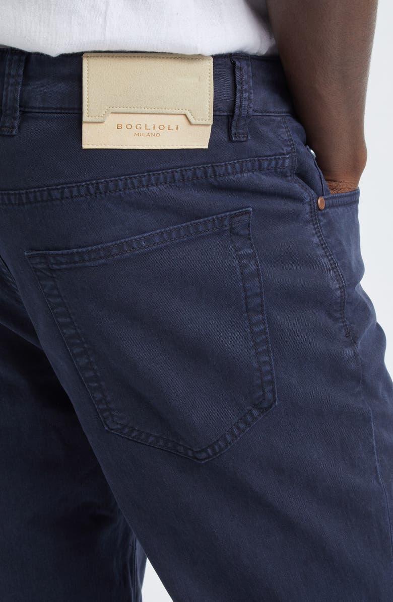 Boglioli Five-Pocket Cotton Blend Pants, Alternate, color, 