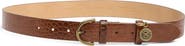 Sam Edelman Croc Embossed Faux Leather Belt