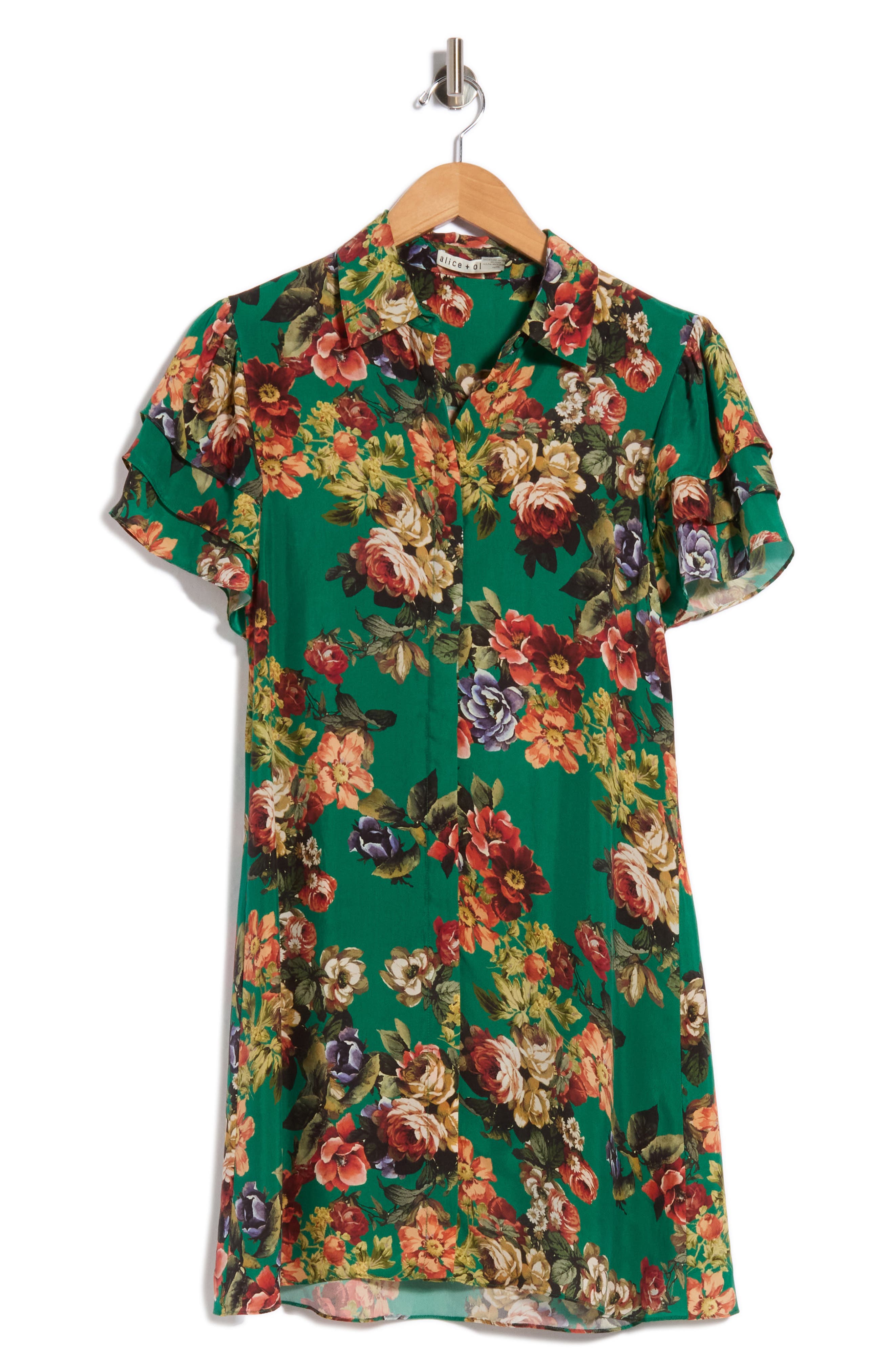 Jem Floral Tiered Sleeve Shirt