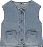Stains and Stories by Babyface Sleeveless Denim Vest