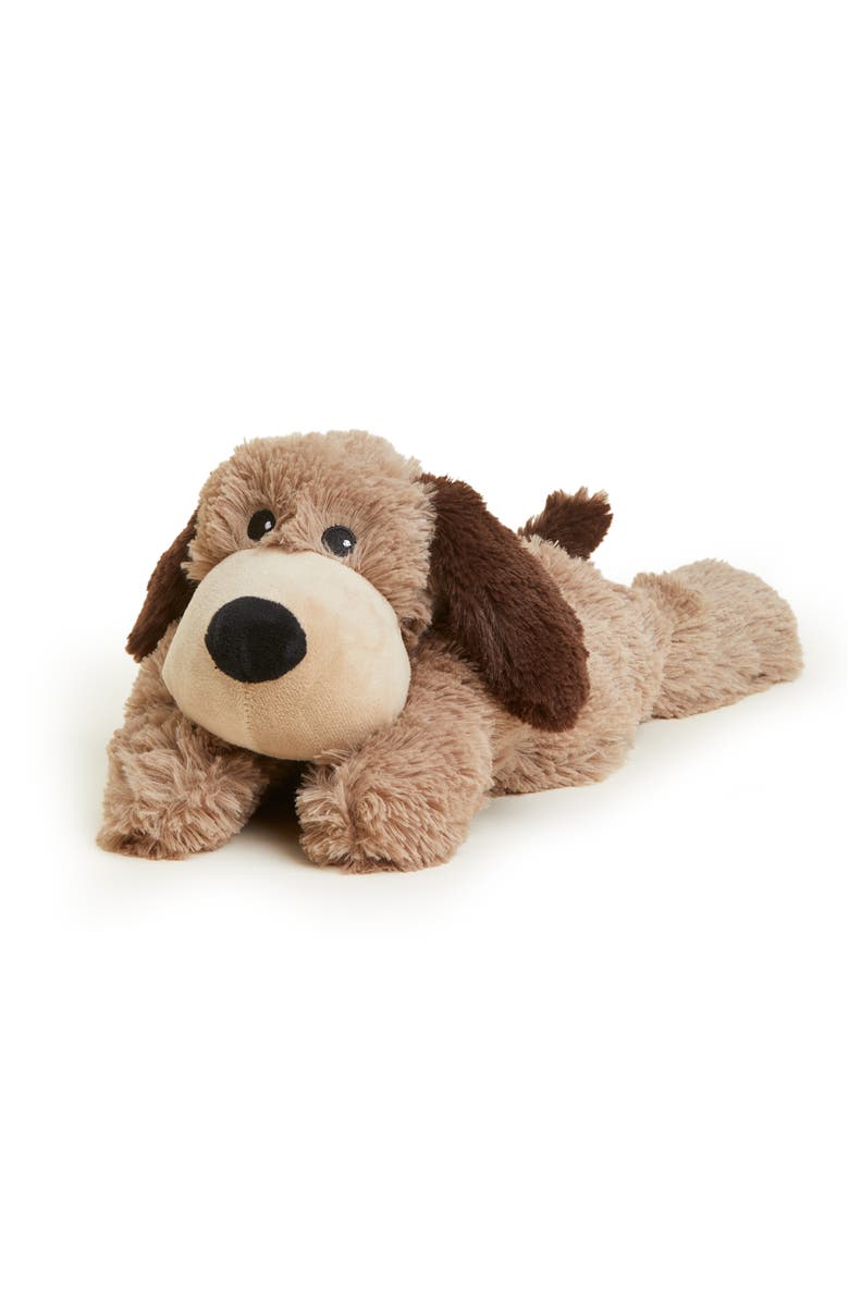 Warmies Brown Dog Plush Toy, Main, color, 