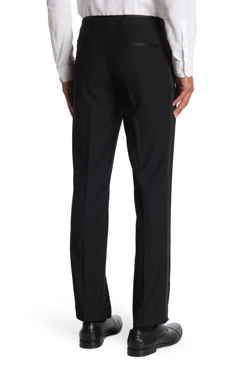 PAISLEY & GRAY AISLEY & GRAY Tuxedo Pants, Alternate, color, Black