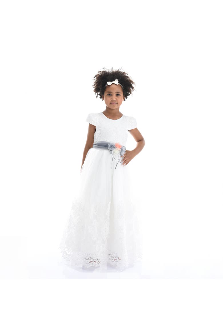 Beaumont Dress, Alternate, color, White