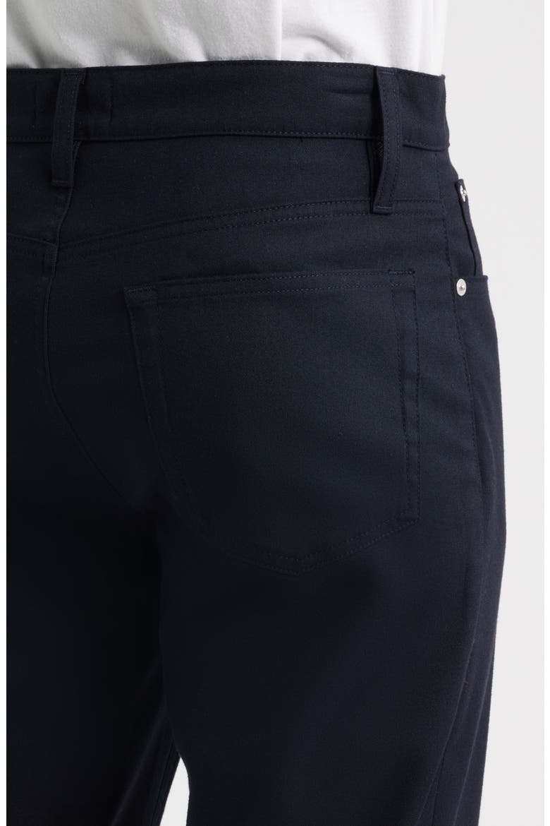 Modern Straight Leg Five-Pocket Twill Pants, Alternate, color, DARK NAVY