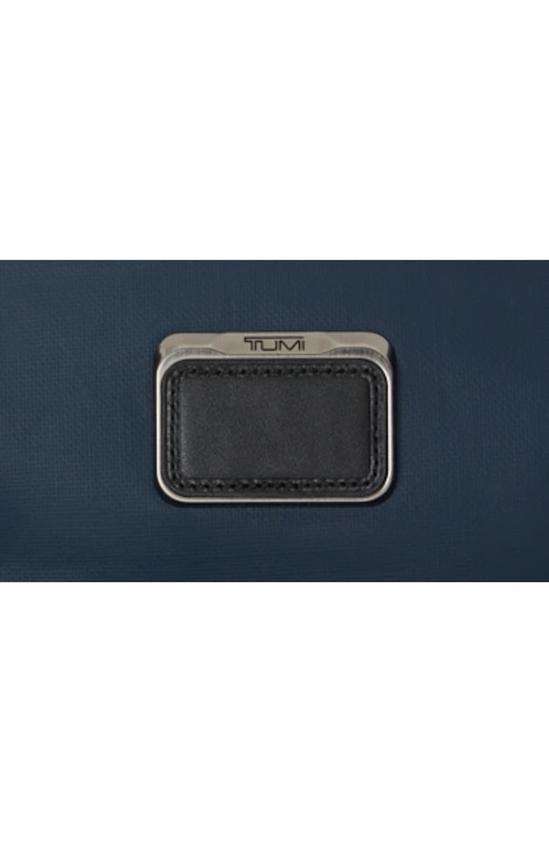 TUMI Academy Coated Canvas Briefcase, Alternate, color, Navy Coated Canvas