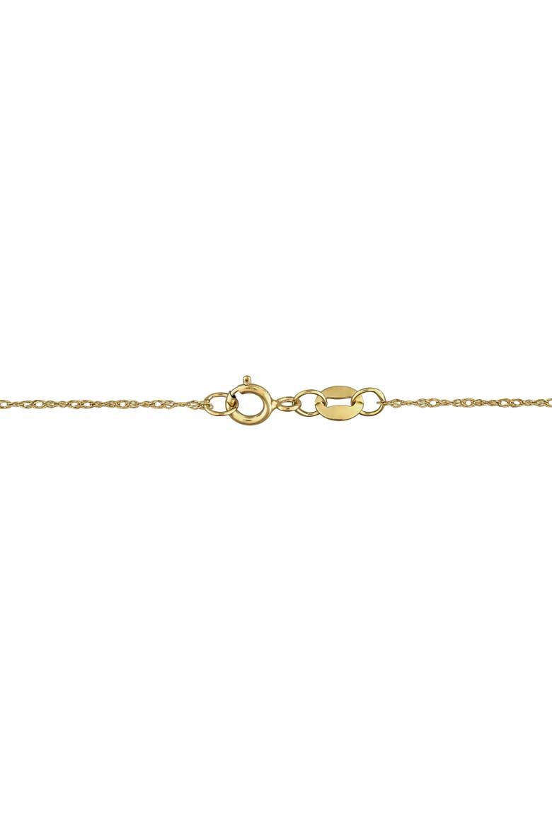 Cultured Pearl Heart Pendant Necklace 14k, Alternate, color, Yellow Gold