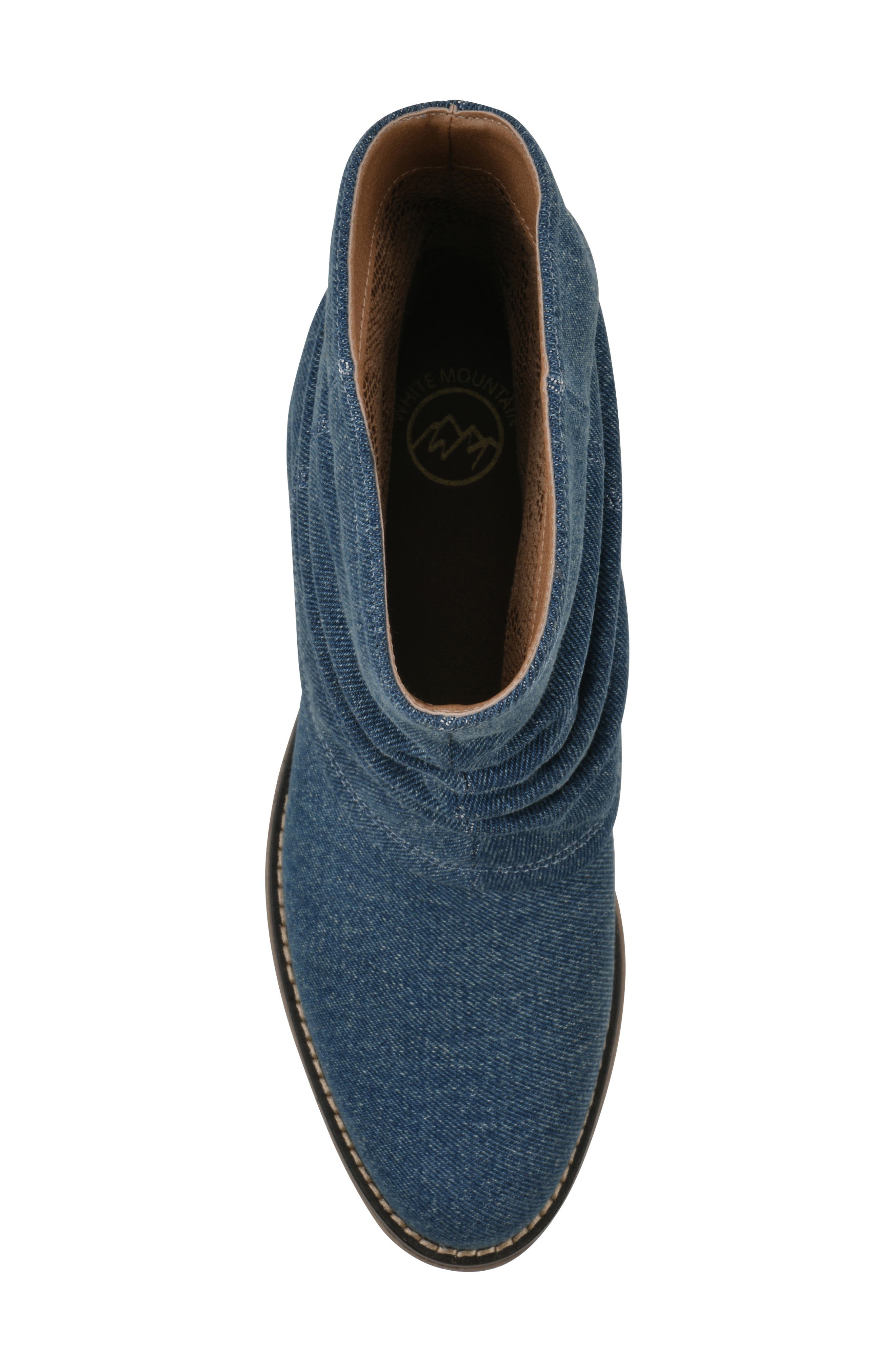 Alden Western Boot, Alternate, color, DARK DENIM/ FABRIC