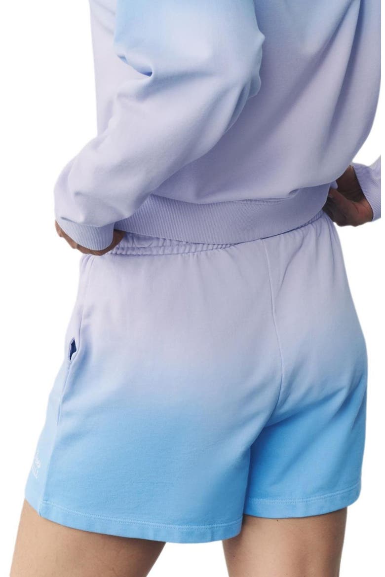 Ombré Sweat Shorts, Alternate, color, BLUE
