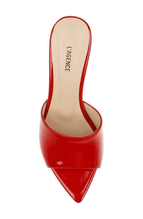 L Agence L'agence Lolita Vii Slide Sandal In Red