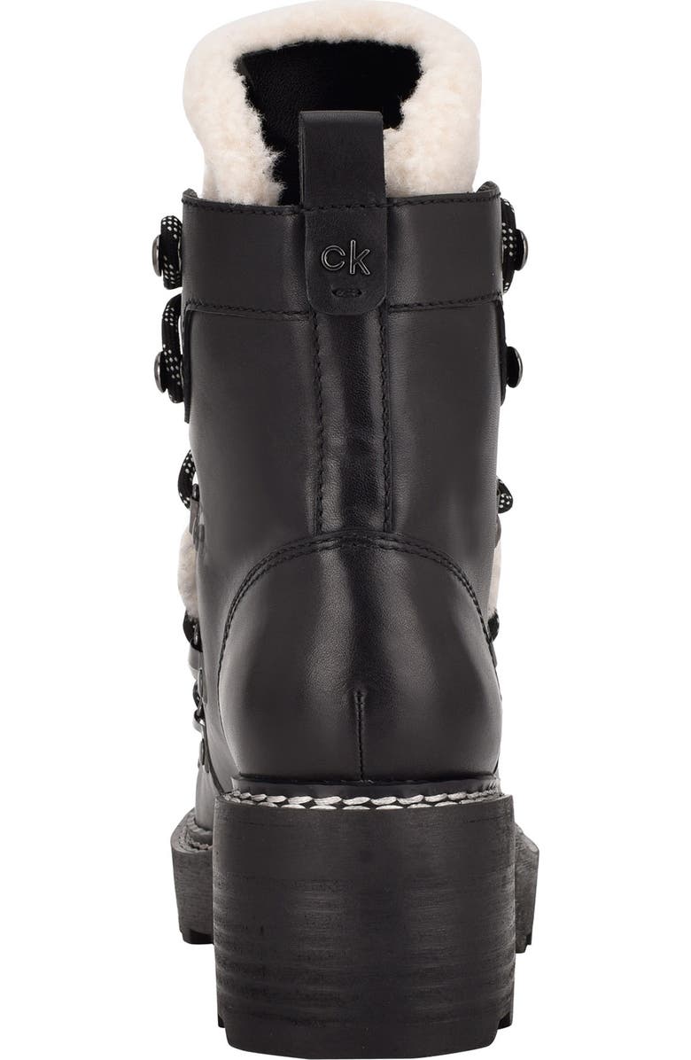 Calvin Klein Alaina Faux Shearling Boot, Alternate, color,