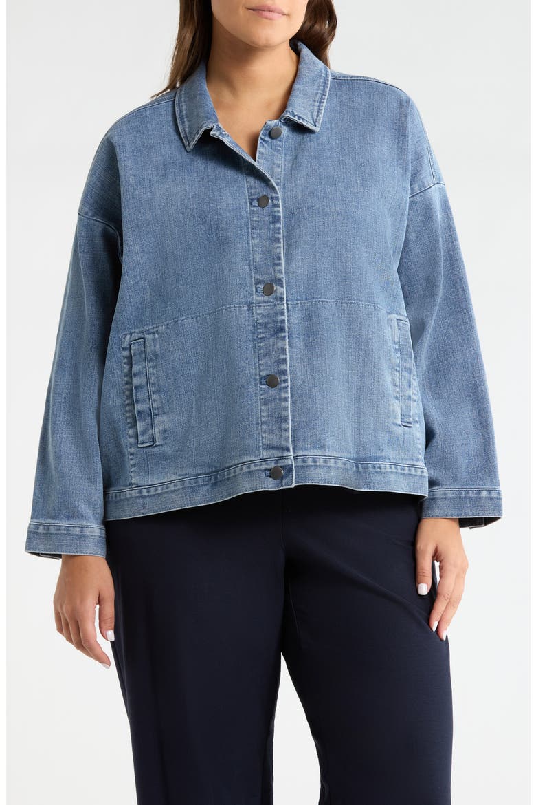 Denim Jacket, Alternate, color, CLASSIC INDIGO