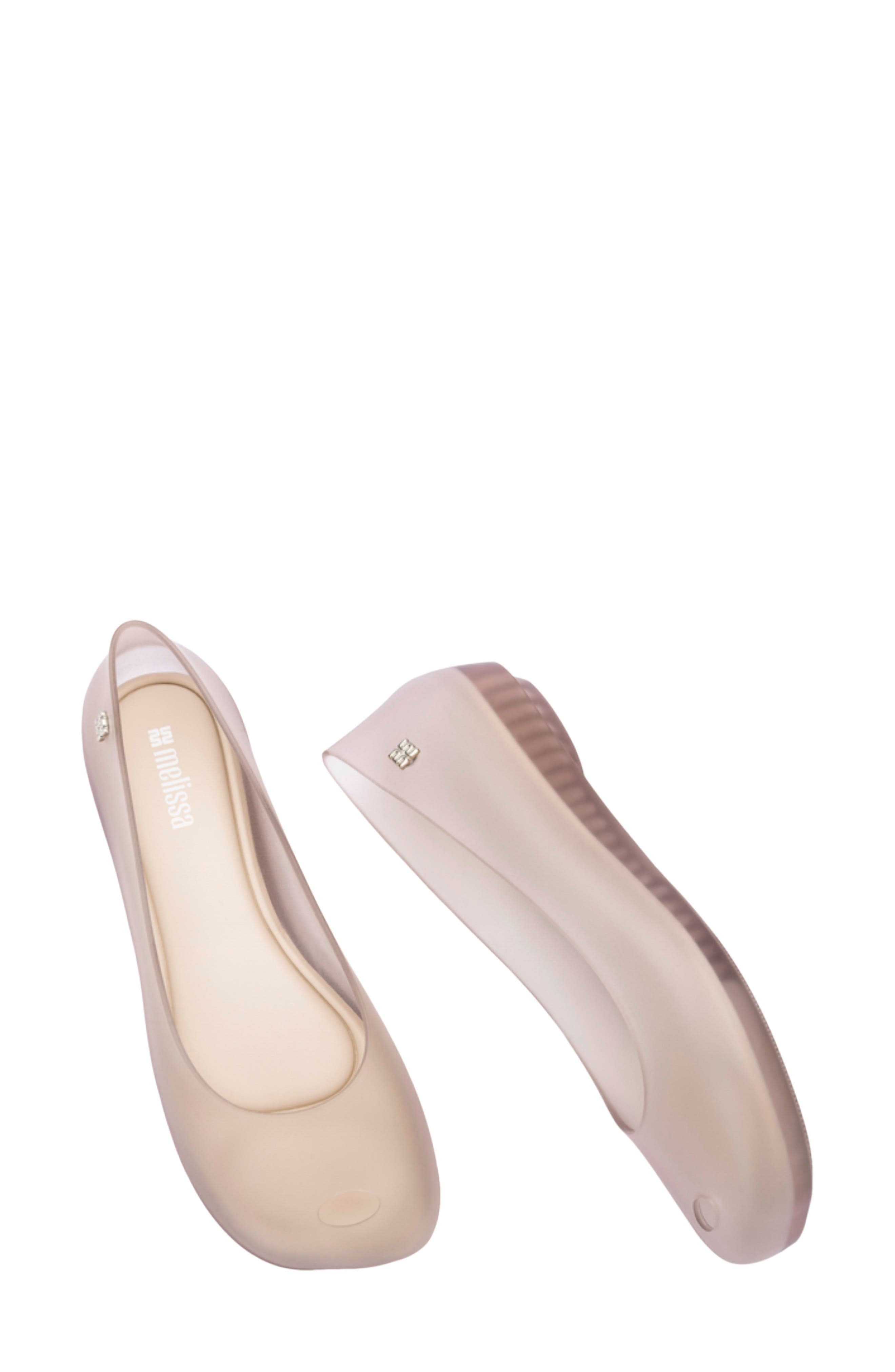 Ultragirl Futura Flat, Alternate, color, CLEAR BEIGE