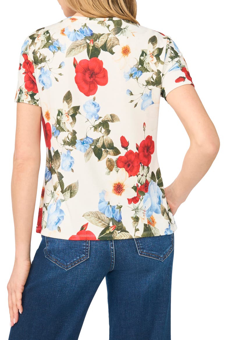 Print Short Sleeve T-Shirt, Alternate, color, ULTRA WHITE
