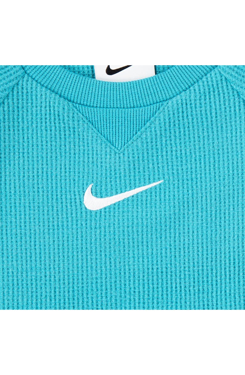 Nike Essentials Waffle Romper, Alternate, color, Dusty Cactus