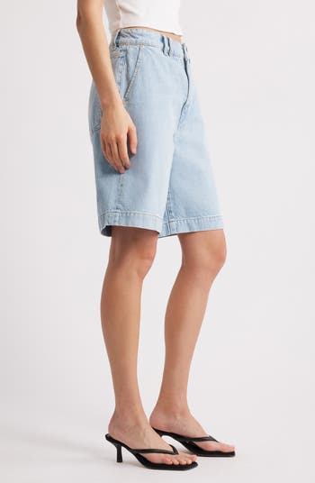 The Trouser Denim Shorts