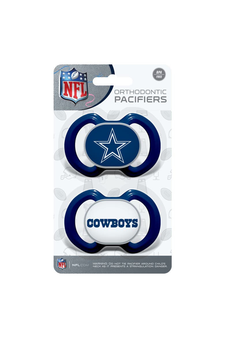 Dallas Cowboys Pacifier 2-Pack, Alternate, color, Multicolor