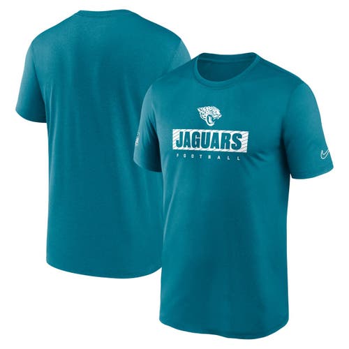 Nike Teal Jacksonville Jaguars Sideline Legend Performance T-shirt