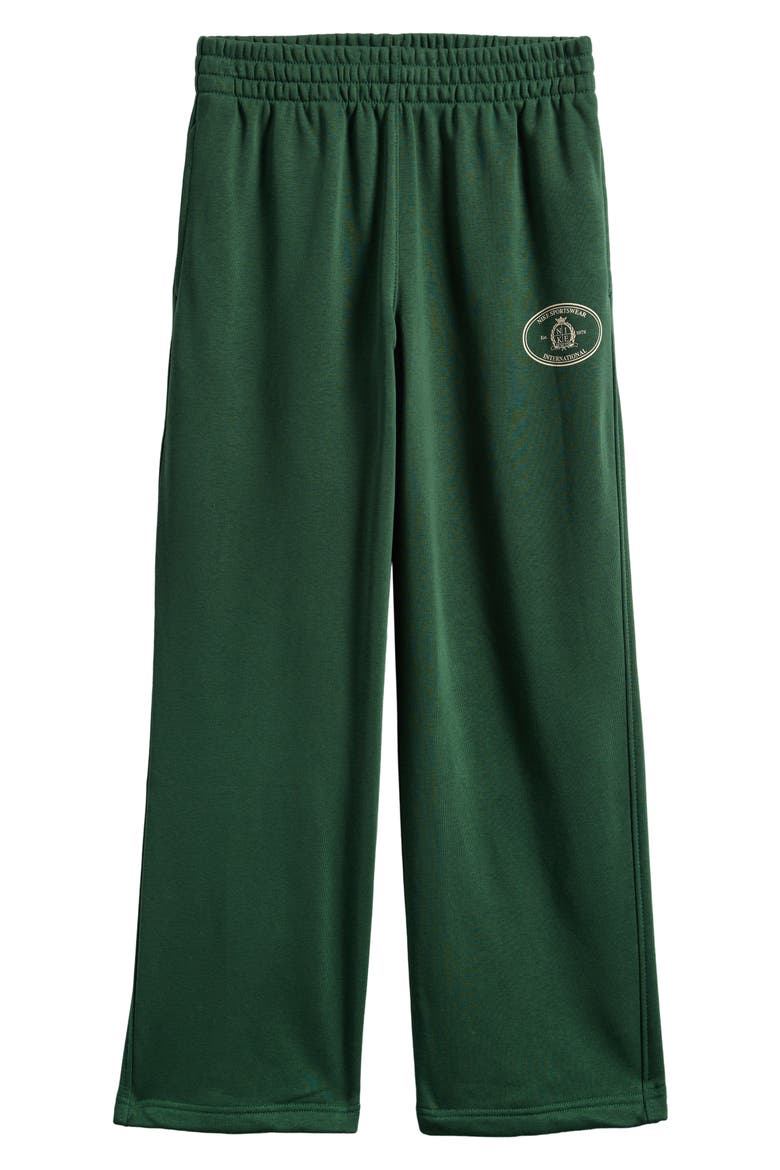 Kids' Sportswear Club French Terry Sweatpants, Main, color, FIR/ SANDDRIFT