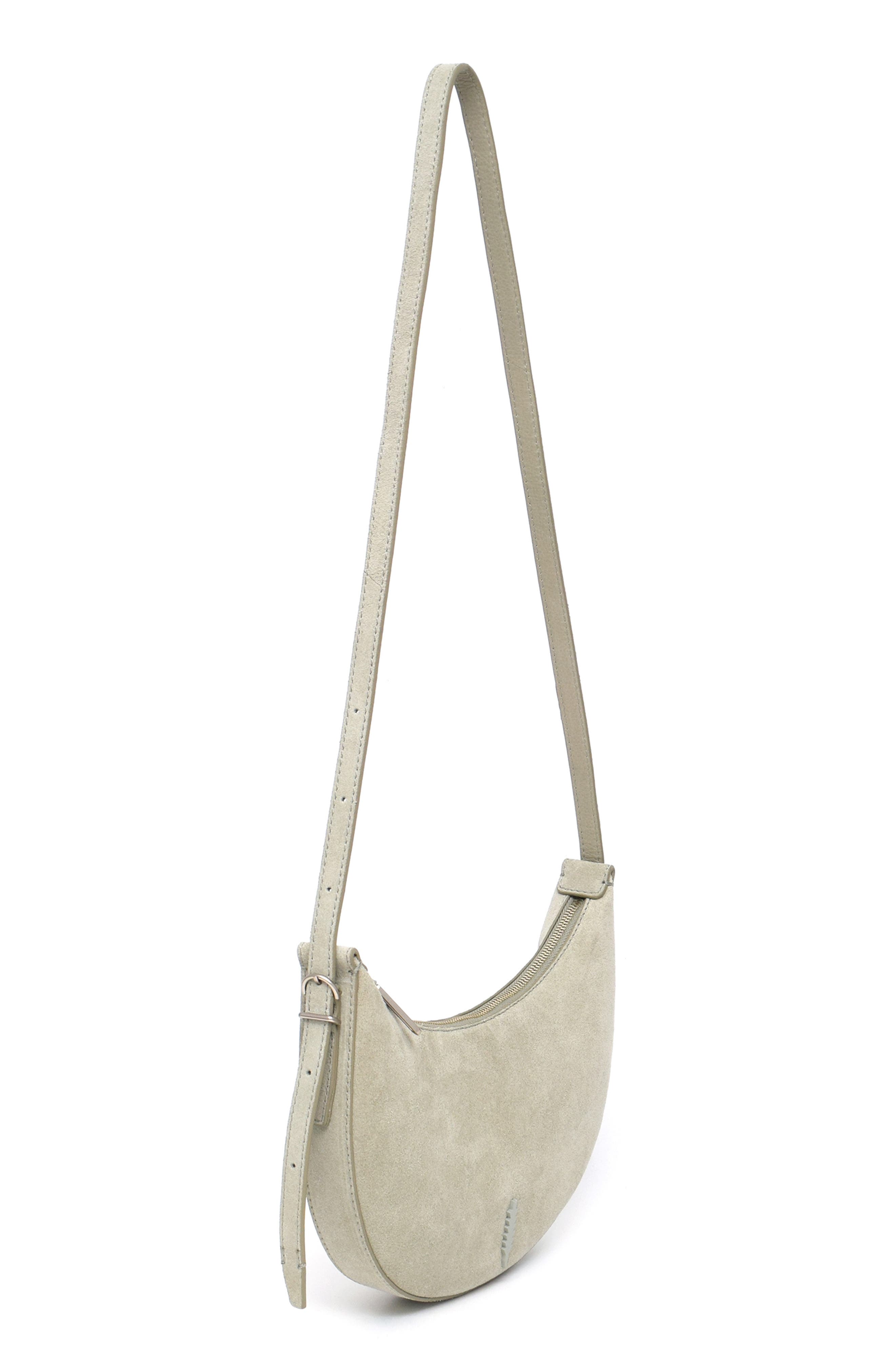 Thacker Silas Suede Crossbody Bag, Alternate, color, Sage