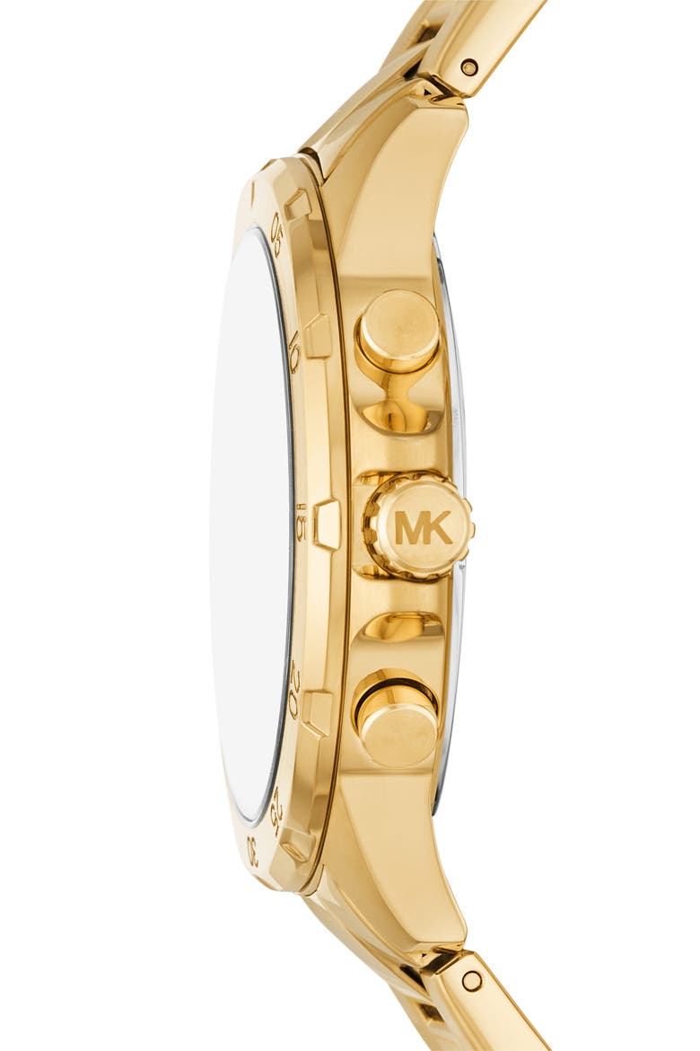 Grayson Chronograph Bracelet Watch, 43mm, Alternate, color, GOLD