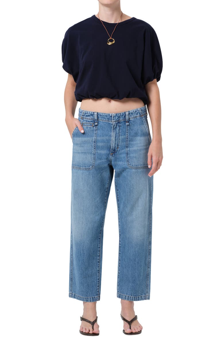 Citizens of Humanity Winslow Utility Ankle Jeans, Alternate, color, Rowena Light/ Medium Indigo