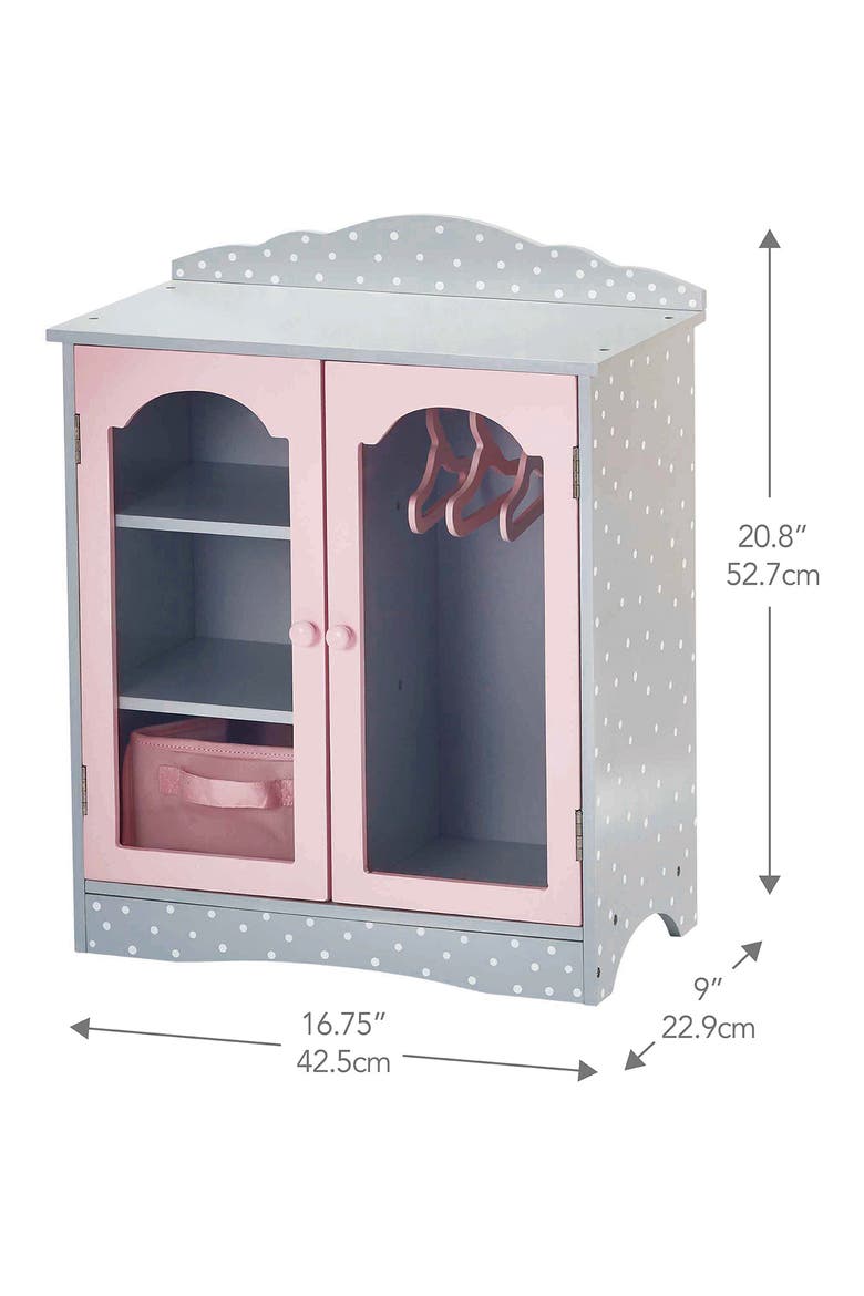 Olivia's Little World Doll Toy Closet, Alternate, color, GRAY