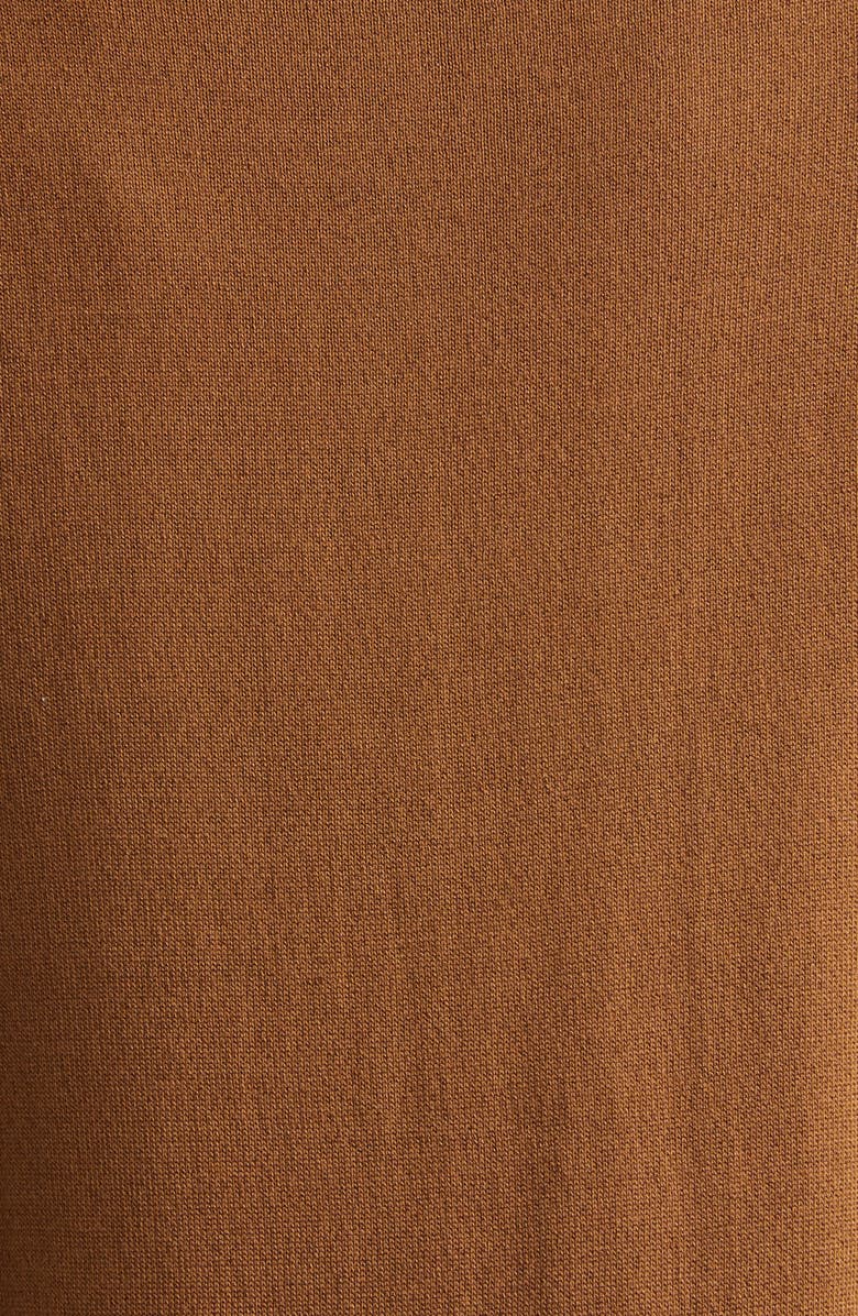 Altuzarra Arp Long Sleeve Cotton & Silk Polo Sweater Dress, Alternate, color, 000258 Toffee