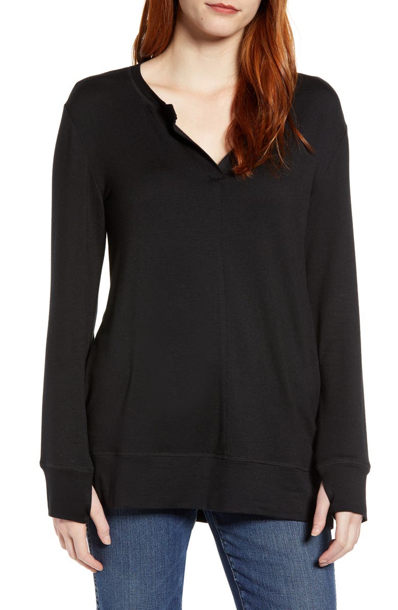 Caslon<sup>®</sup> Off Duty Sweatshirt, Main, color, 