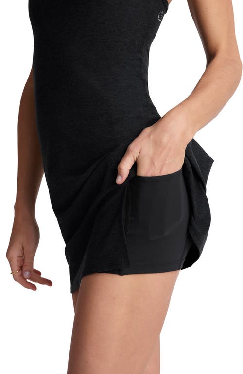 BEYOND YOGA BEYOND YOGA FEARLESS ASYMMETRIC SPACE DYE ACTIVE MINIDRESS